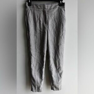 H&M Black and White Textured Pants